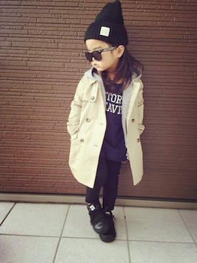 mikiさん（キッズ・90cm）の秋コーディネート