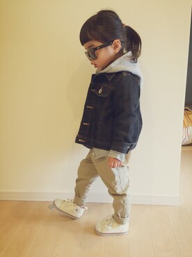 mikiさん（キッズ・90cm）の冬コーディネート