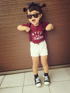 mikiさん（キッズ・90cm）の秋コーディネート