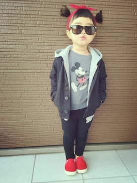 mikiさん（キッズ・90cm）の秋コーディネート