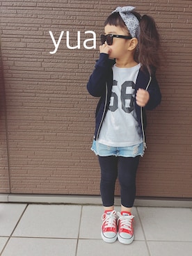 mikiさん（キッズ・90cm）の春コーディネート