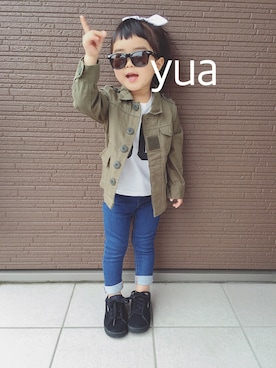 mikiさん（キッズ・90cm）の春コーディネート