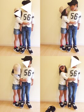 mikiさん（キッズ・100cm）の秋コーディネート