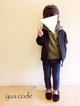 mikiさん（キッズ・100cm）の秋コーディネート