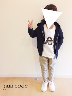 mikiさん（キッズ・100cm）の秋コーディネート