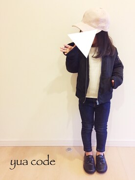 mikiさん（キッズ・100cm）の秋コーディネート