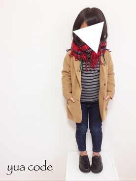 mikiさん（キッズ・100cm）の秋コーディネート