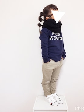 mikiさん（キッズ・100cm）の冬コーディネート