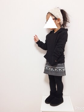 mikiさん（キッズ・100cm）の冬コーディネート
