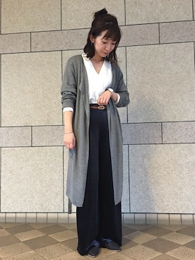 「アイテム（アンサンブル）」を使った、groveさん（レディース・157cm）の秋コーディネート