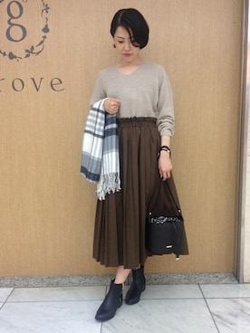 groveさん(レディース・166cm)の秋コーディネート