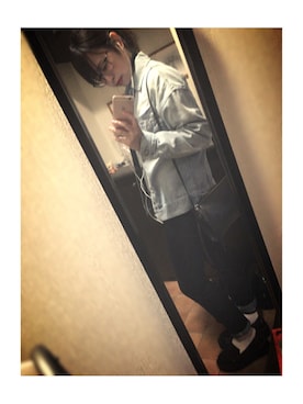 「すっぴん」｜「アイテム（ジャケット/アウター）」を使った、まなみんさん（レディース・155cm）の秋コーディネート