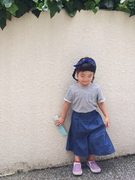 yuuuwa__さん（キッズ・100cm）の夏コーディネート