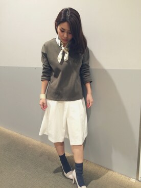 「アイテム（財布/小物）」を使った、YURIEさん（レディース・149cm）の冬コーディネート