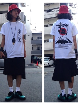 「SHAUN SAMSON（ショーンサムソン）のアイテム」を使った、ふみきゅんさん（メンズ・176cm）の夏コーディネート