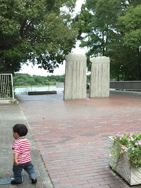 「Keikiii（ケイキィー）のアイテム」を使った、あぢゃさん（キッズ・80cm）の秋コーディネート