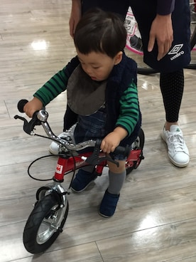 あぢゃさん（キッズ・80cm）の秋コーディネート