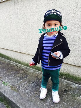 Mr.peanutさん（キッズ・80cm）の冬コーディネート