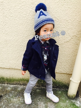 Mr.peanutさん（キッズ・80cm）の冬コーディネート