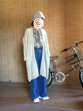 「CACHAREL（キャシャレル）のアイテム」を使った、yacocoさん（レディース・154cm）の秋コーディネート