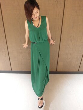 「Cartier」｜「アイテム（ワンピース/ドレス）」を使った、huangcherryさん（レディース・163cm）の春コーディネート