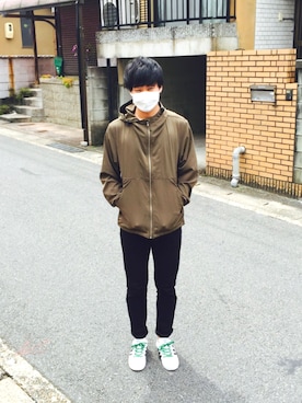 「SENSE OF PLACE by URBAN RESEARCH（センスオブプレイスバイアーバンリサーチ）のアイテム（ナイロンジャケット）」を使った、shotaさん（メンズ・178cm）の春コーディネート