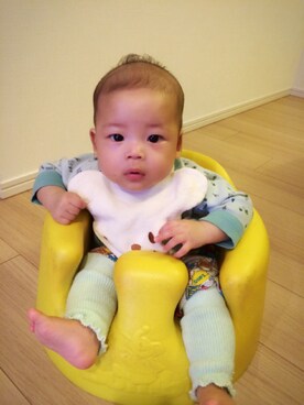 「PRISTINE BABY（プリスティンベビー）のアイテム」を使った、Ryoさん（キッズ・60cm）の夏コーディネート