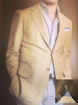 「BARBA（バルバ）のアイテム」を使った、delfiore1977さん（メンズ・171cm）の秋コーディネート