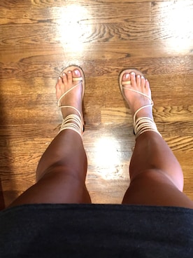「Gladiator Sandals」｜Kelさん（レディース・165cm）の夏コーディネート