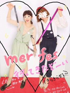「mer fes」｜おさん（レディース・153cm）の秋コーディネート