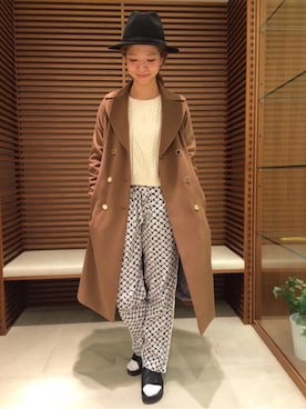 「INFIELDER DESIGN（インフィールダーデザイン）のアイテム」を使った、山下 紗代子さん（レディース・160cm）の秋コーディネート