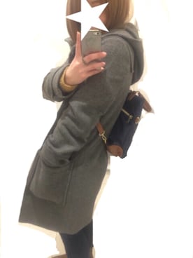 「MACARONIC（マカロニック）のアイテム」を使った、あやちぇるさん（レディース・158cm）の冬コーディネート