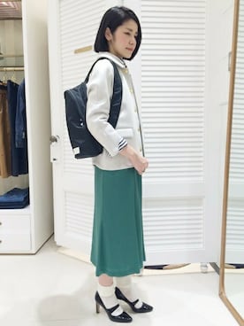 「edit for lulu」｜「アイテム（ブルゾン）」を使った、norikoさん（レディース・165cm）の冬コーディネート