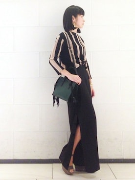 「EDIT. FOR LULU（エディットフォールル）のアイテム」を使った、norikoさん（レディース・165cm）の冬コーディネート