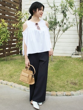 「EDIT. FOR LULU（エディットフォールル）のアイテム」を使った、norikoさん（レディース・165cm）の春コーディネート