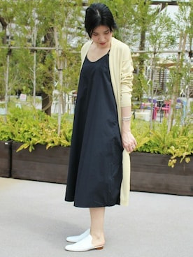 「CLANE（クラネ）のアイテム（サロペット/オーバーオール）」を使った、norikoさん（レディース・165cm）の春コーディネート