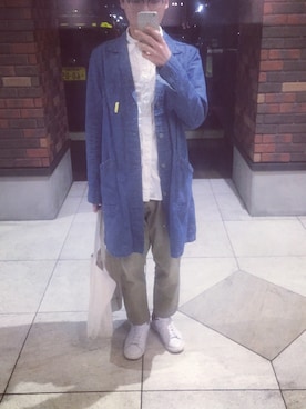 「アイテム（その他アウター）」を使った、Sacaiさん（メンズ・170cm・20代）の夏コーディネート