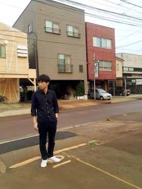 「UNIQLOコーデ」｜Sacaiさん（メンズ・170cm）の夏コーディネート