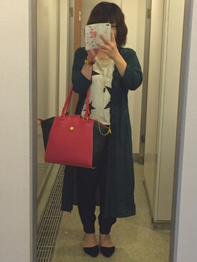 「SM2（エスエムツー）のアイテム（その他アウター）」を使った、てるるんさん（レディース・157cm）の秋コーディネート