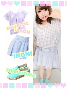 miyuyuさん（レディース・160cm）の夏コーディネート