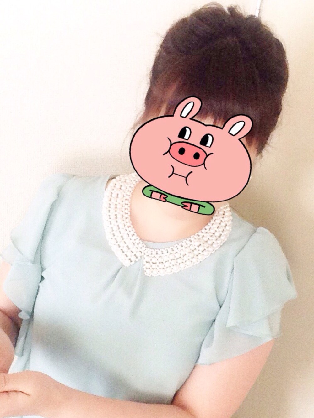 「結婚式、結婚式 ワンピース、ワンピース」｜「ROPE' PICNICのパール付け襟（ネックレス、ホワイト系）」を使った、ゆずさん（レディース・153cm）の夏コーディネートの1枚目の写真