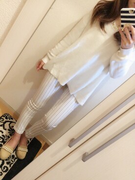 「クロップドパンツ」｜ayanaさん（レディース・149cm）の春コーディネート