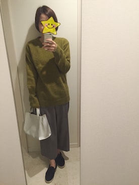 「シルバーバッグ」｜Kiko Nashiさん（レディース・167cm）の冬コーディネート