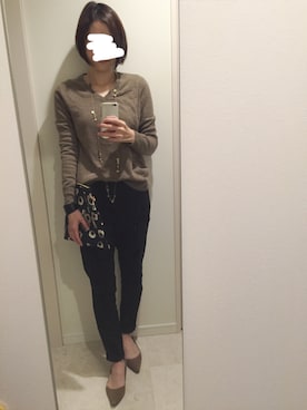 Kiko Nashiさん（レディース・167cm）の冬コーディネート