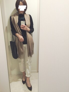 Kiko Nashiさん（レディース・167cm）の冬コーディネート