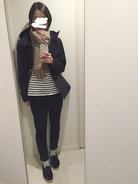 Kiko Nashiさん（レディース・167cm）の冬コーディネート