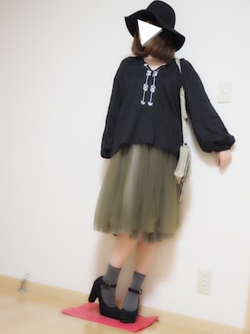 ahranさん（レディース・159cm）の秋コーディネート