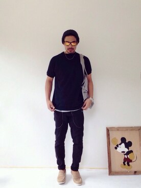 「エロ」｜Kさん（メンズ・270cm）の夏コーディネート