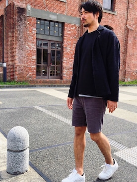 「レンガ」｜Kさん（メンズ・270cm）の春コーディネート