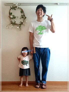 「ぺろーん再」｜でーち。さん（メンズ・180cm）の夏コーディネート